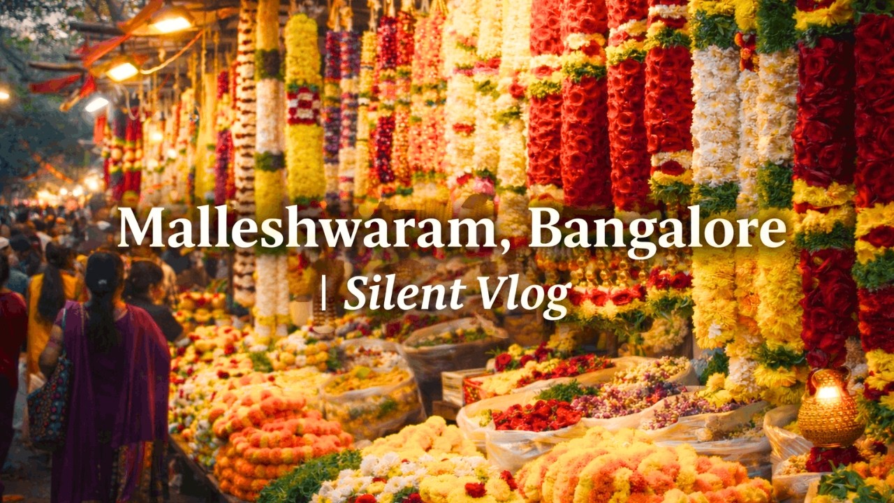 Malleshwaram Silent Vlog | Dhobi Ghat 