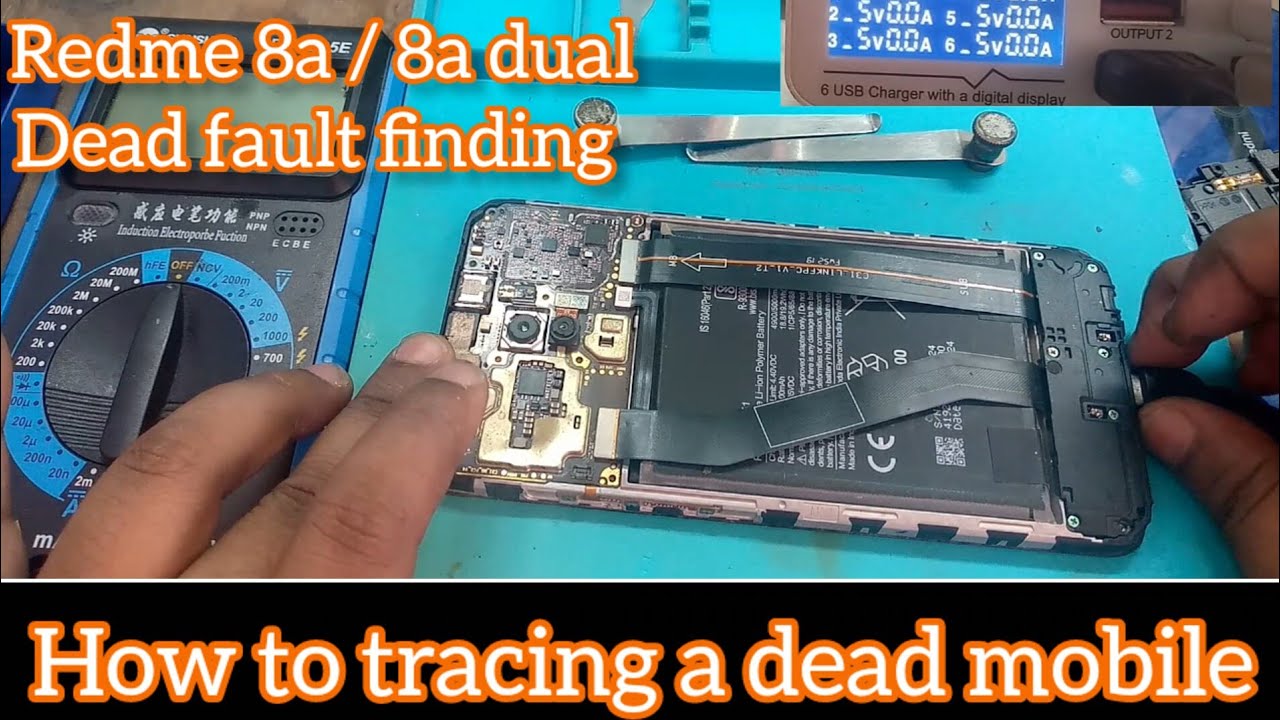 Redmi 8a Dead Fault Finding | How to trace a dead phone 