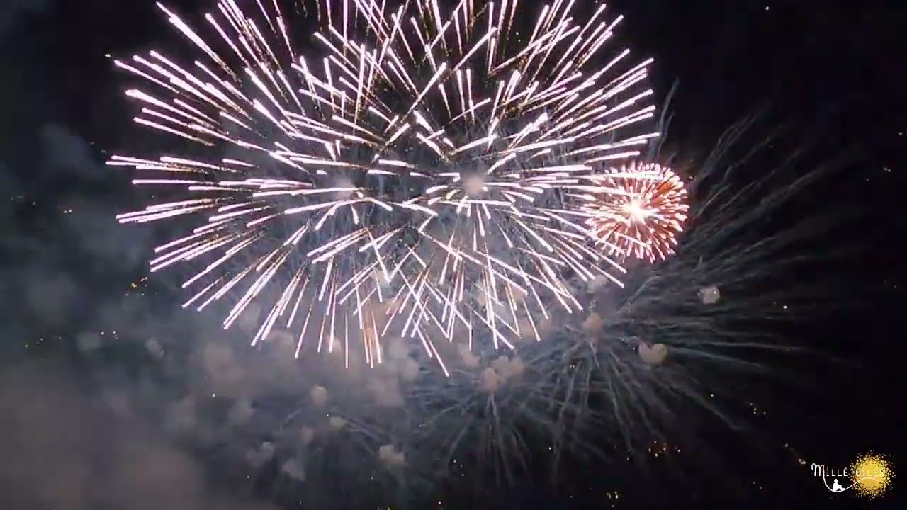 Feu d'artifice prestigieux pour un mariage dans l'Ain