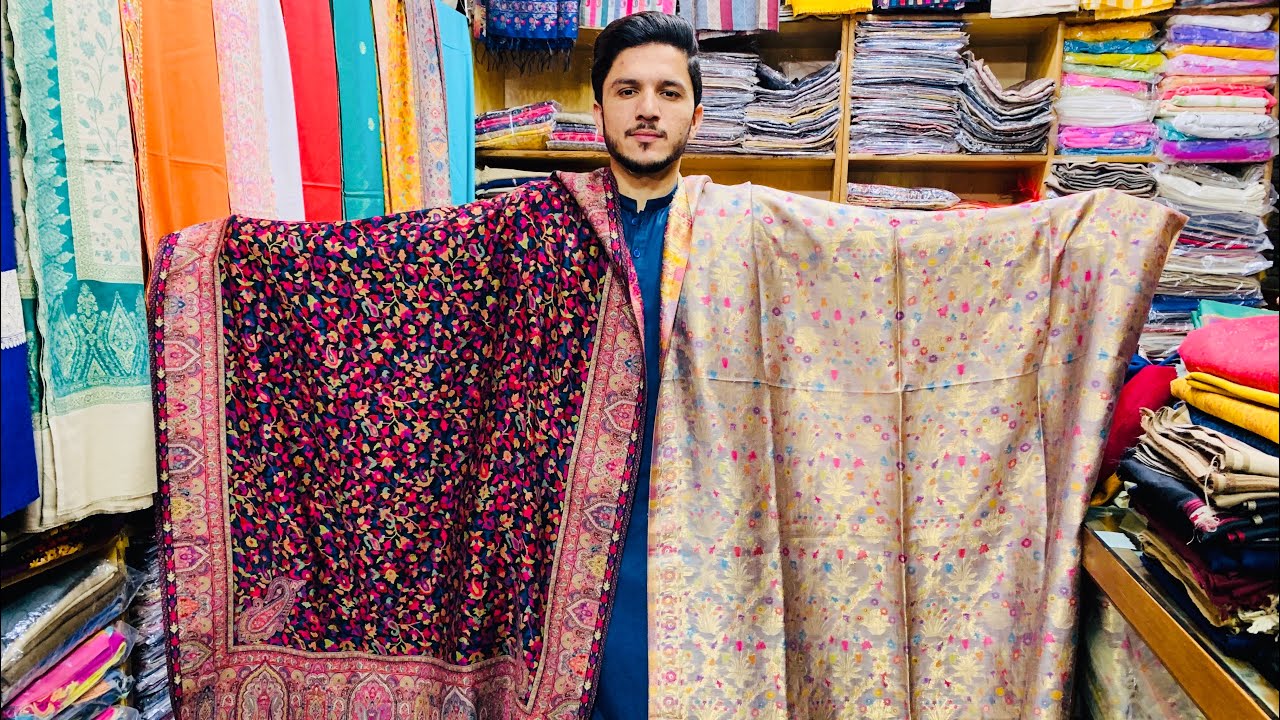 pure kaani shawls hand made/kaani banarsi shawls/latest kashmiri shawls /by syed abbas trendsetter