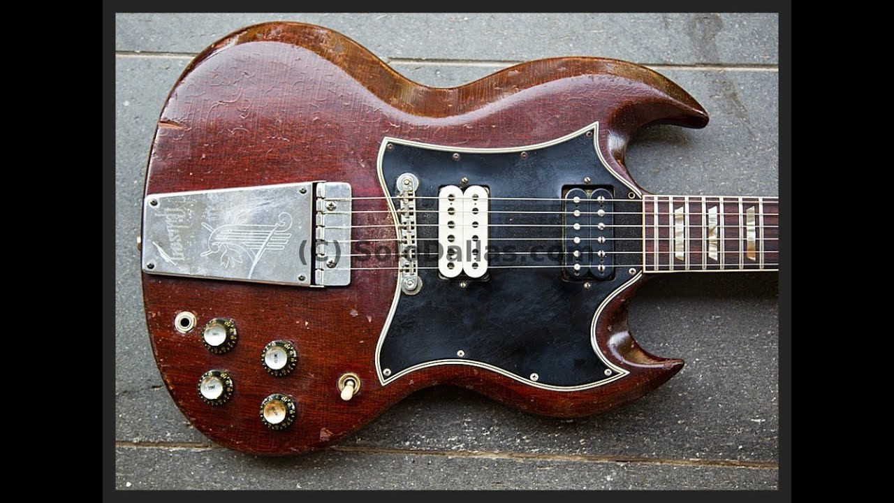 1967 and 1970 Gibson SG Standard Differences - AC/DC's Angus Young's SG