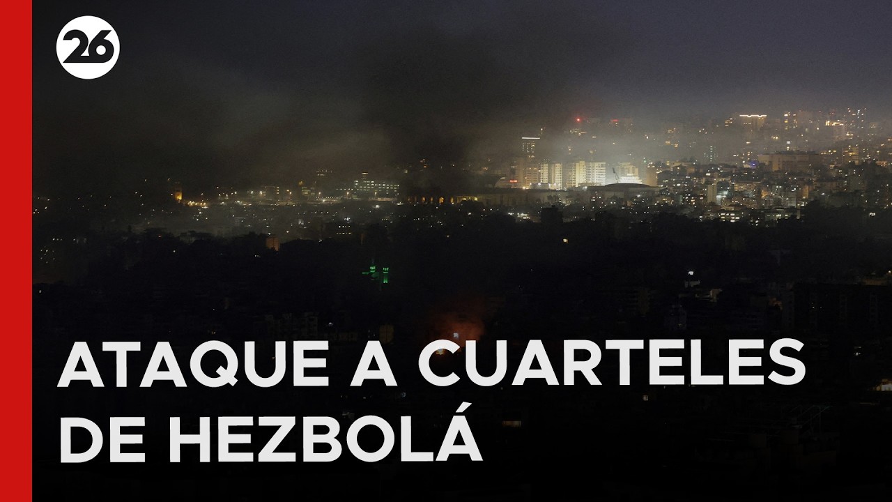 🚨 CONTINÚAN LOS ATAQUES EN BEIRUT | Israel lanzó una nueva ofensiva contra cuarteles de Hezbollah