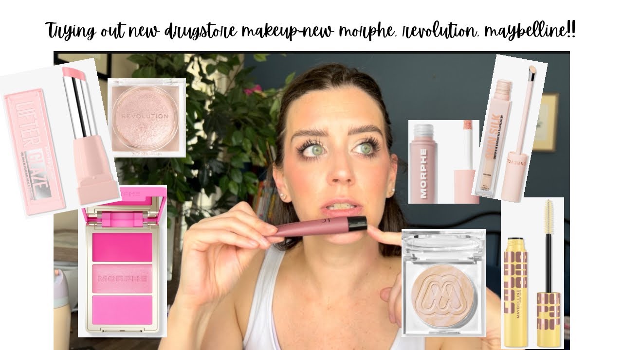 Testing out new drugstore makeup-morphe, revolution and maybelline!