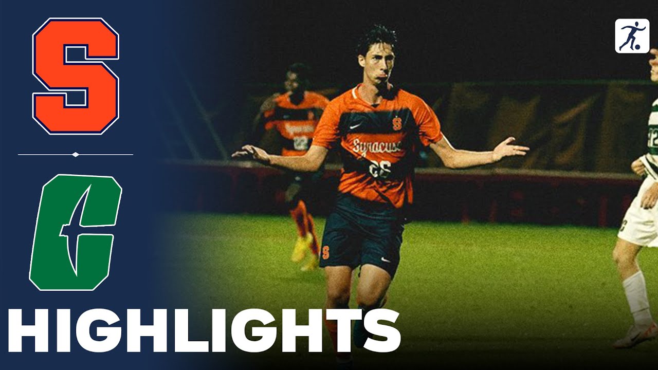 Syracuse vs Charlotte | NCAA College Soccer | Highlights - August 29, 2024