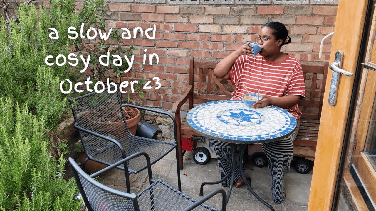 spend a day with me 🍁🕯️| stewed apples, self care & a gorgeous scalp massage