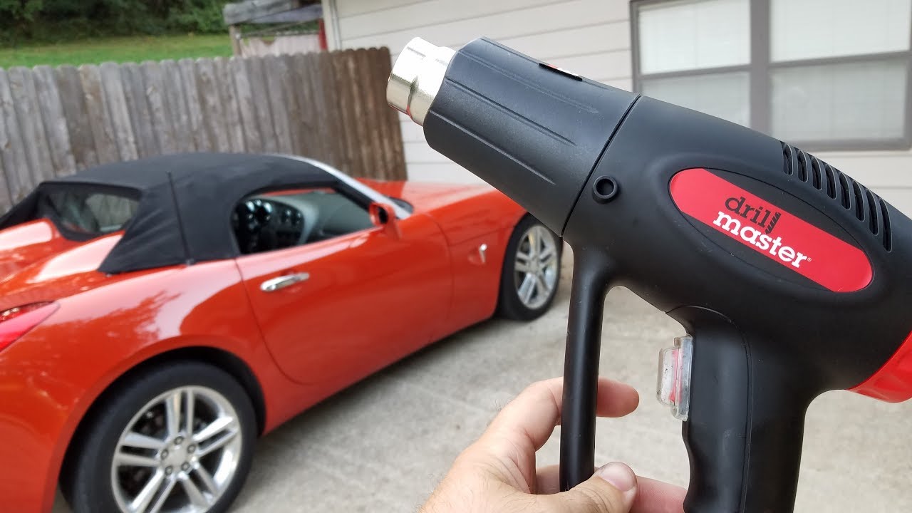 Pontiac Solstice Faded Door Panel Repair, Heat Gun Method