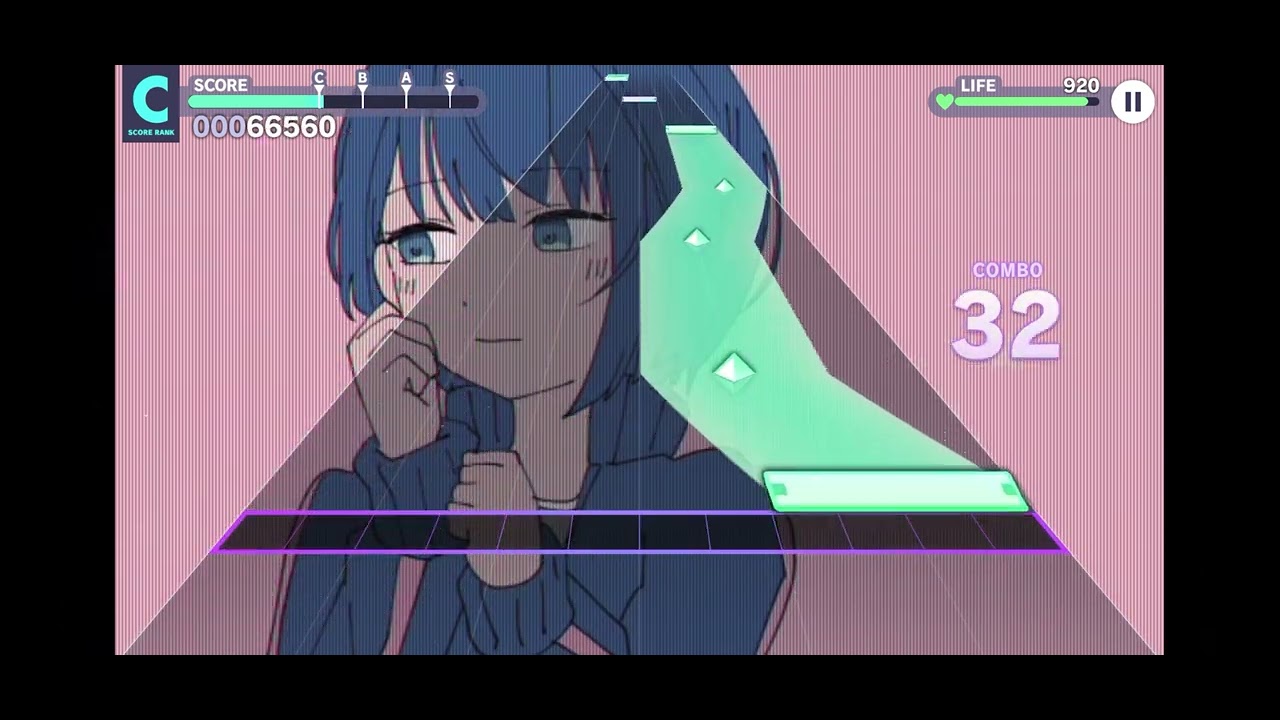 Playing normal mode of Kyu Kurarin