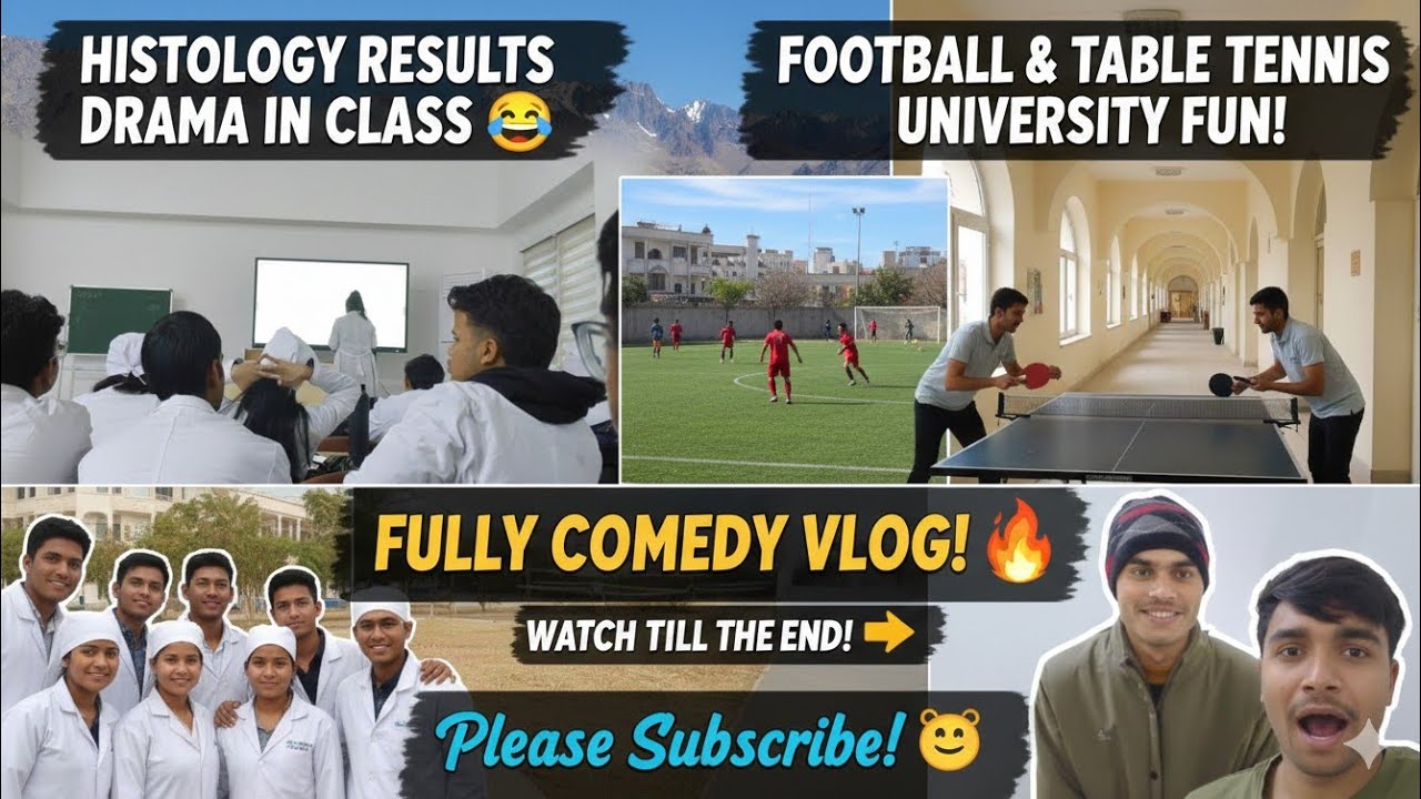 Histology Results Drama + University Sports Fun! 🎓🔥 (Full Comedy)