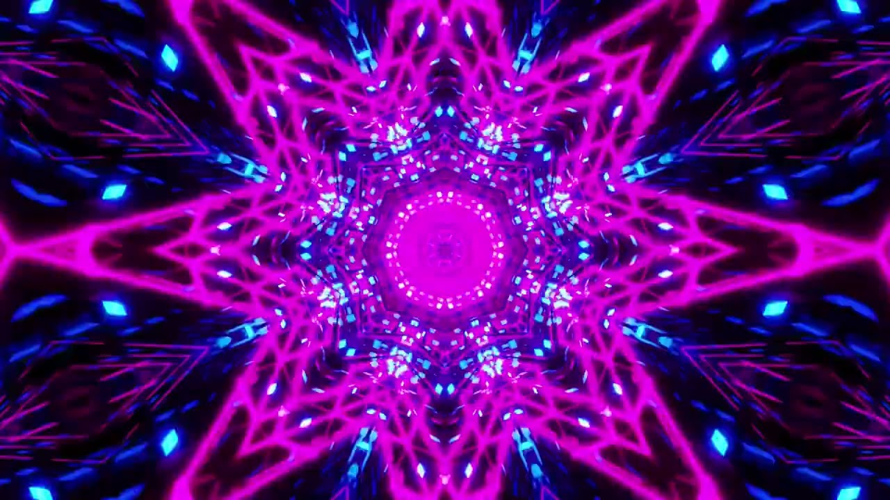 BRIGHT MANDALA Background Loop 🌃 No Copyright Background   Video 4K Video Ultra HD