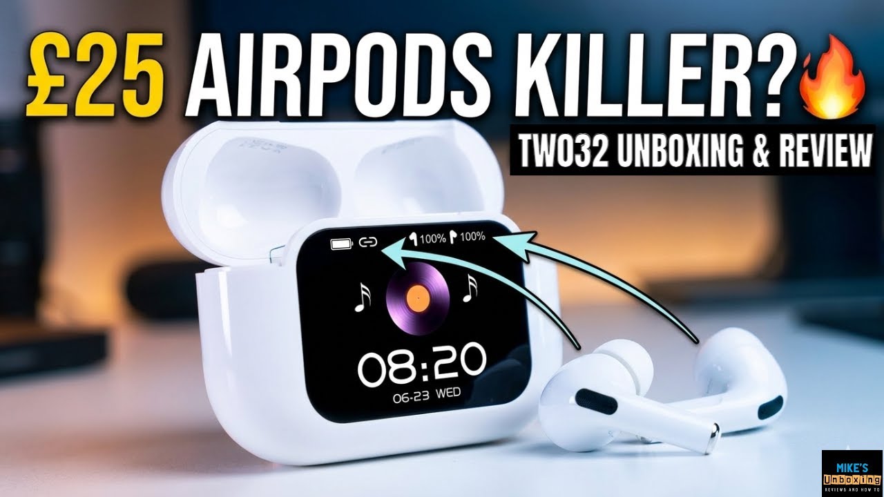 Лучшие бюджетные беспроводные наушники Airpods с шумоподавлением на лето! Всего 25 фунтов стерлин...