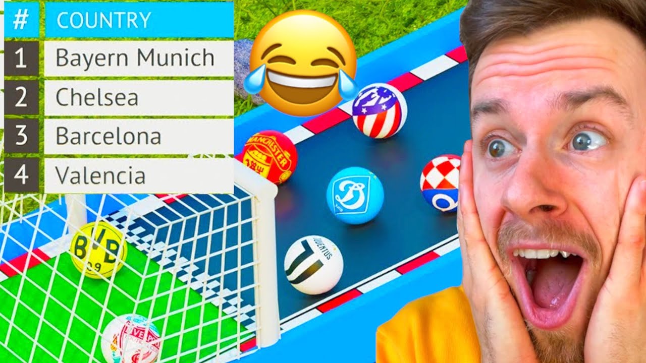 Fußball-Clubs MARBLE RACE ! 😂 (extrem spannend! - Teil 2)