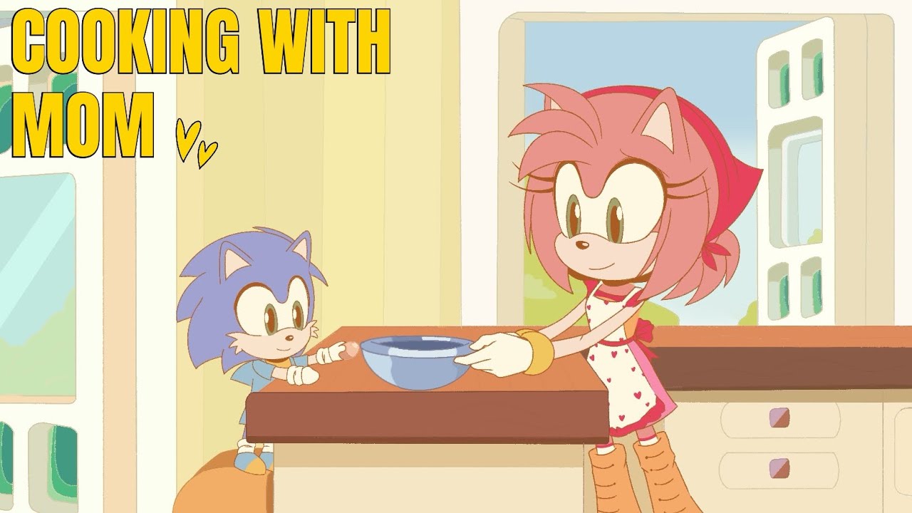 Amy & Her Son Make breakfast for Sonic! 💙🩷