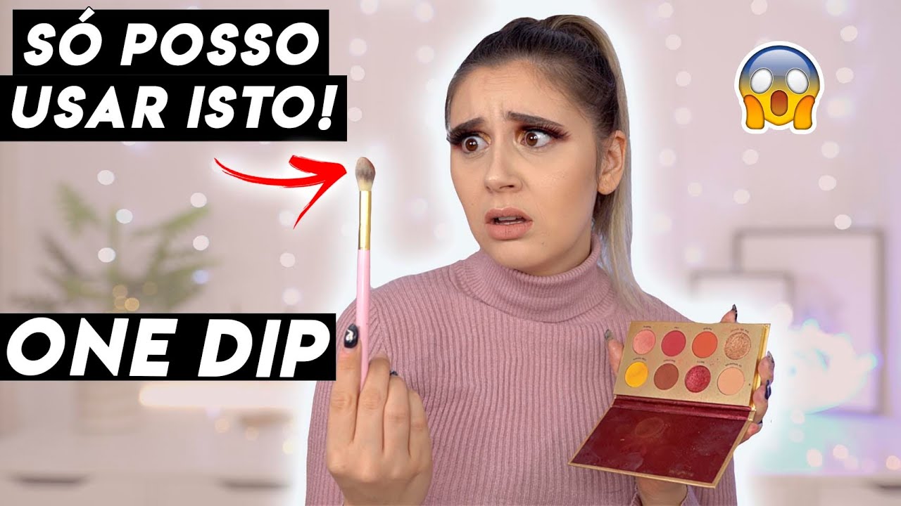 DESAFIO DE MAQUILHAGEM: ONE DIP | Joana Gentil