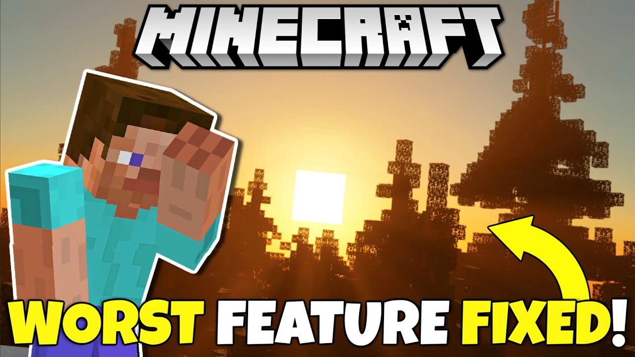 ХУДШАЯ функция Minecraft только что исправлена! (Улучшенная RTX)
