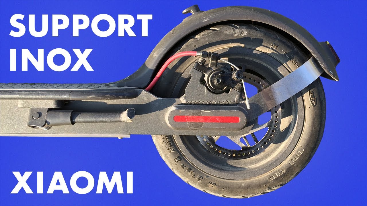 TUTO • M365 Support de garde boue en acier inoxydable  - Trottinette Xiaomi Mi