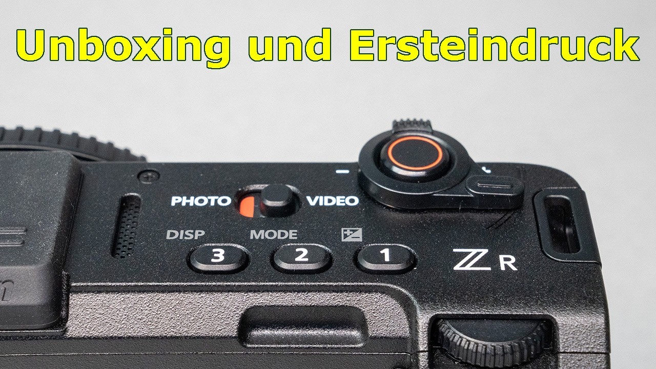 Nikon ZR, Unboxing, erste Eindrücke und Grössenvergleich mit Sony A7C