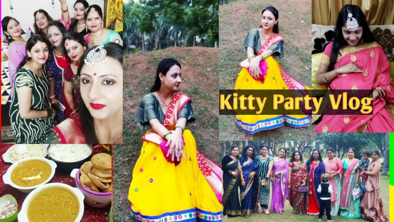 Wedding Theme Kitty Party Vlog (2021), Kitty Party at home🏠