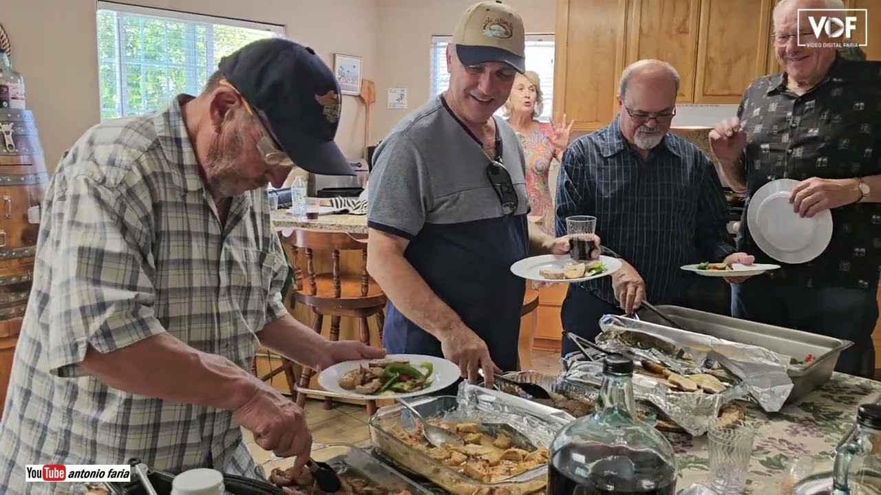 Almoço casa Dr. Jorge Duarte 2024 Califórnia