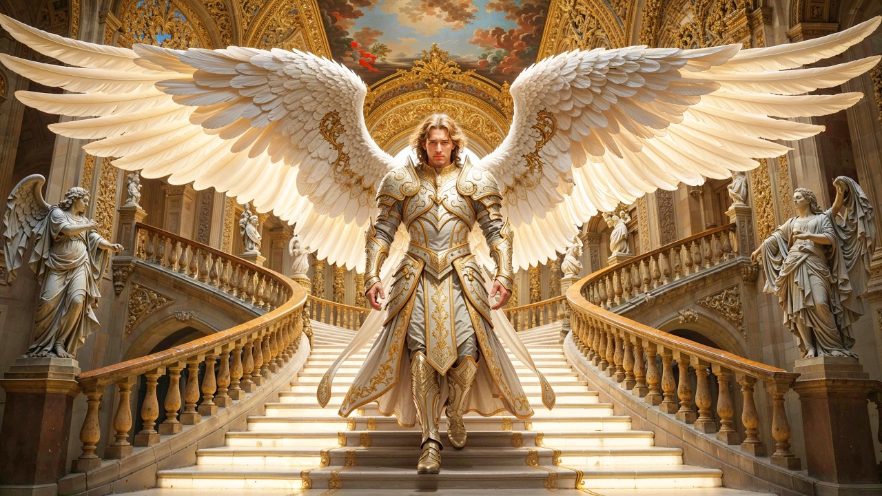 Meeting Archangel Michael on the Heavenly Stairs