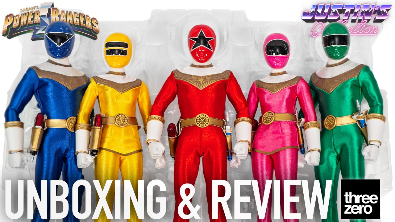 Power Rangers Zeo Threezero 1/6 Scale Figures Unboxing & Review