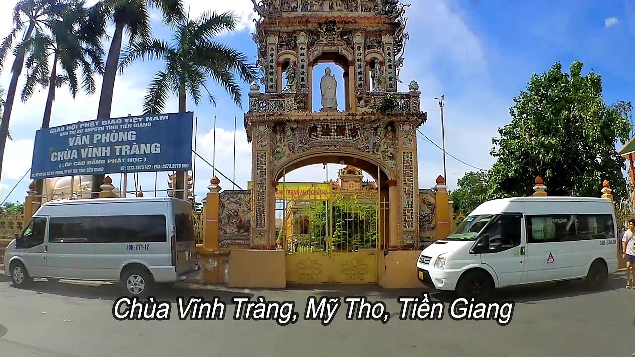 Chùa Vĩnh Tràng (Mỹ Tho, Tiền Giang) đến Tp. Tân An qua DT879 & DT828