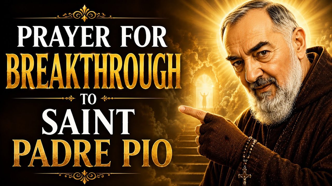 Prayer For Breakthrough To St. Padre Pio 
