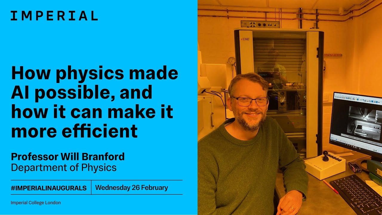 How physics made AI possible, and how it can make it more efficient