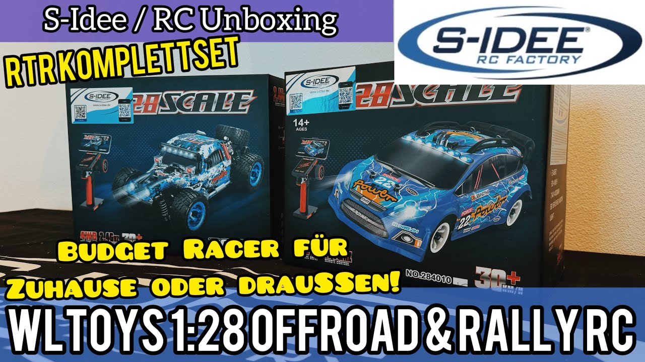 S-Idee // 1:28 WLTOYS OFFROAD & Rally RC - Budget Racer für den In- und Outdoor Gebrauch! 
