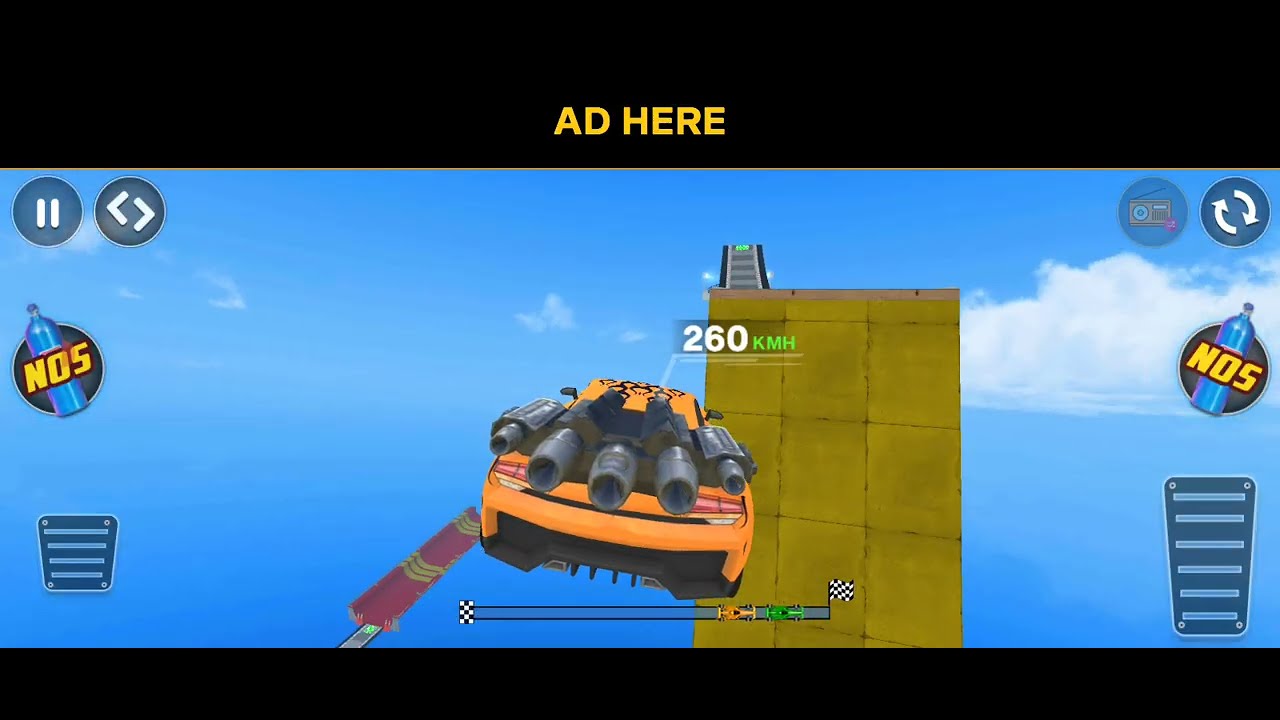 Speed Car Stunt F1 car racing mega ramp car simulator Android Gameplay 3d #6