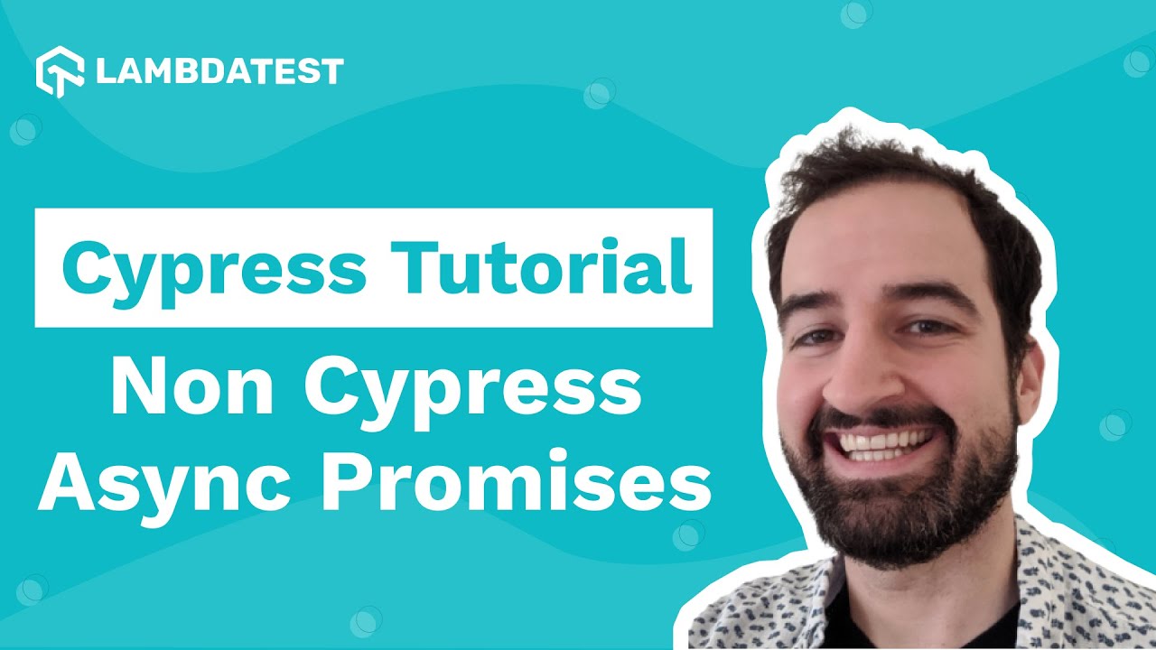 How to Handle Non-Cypress Async Promises using 