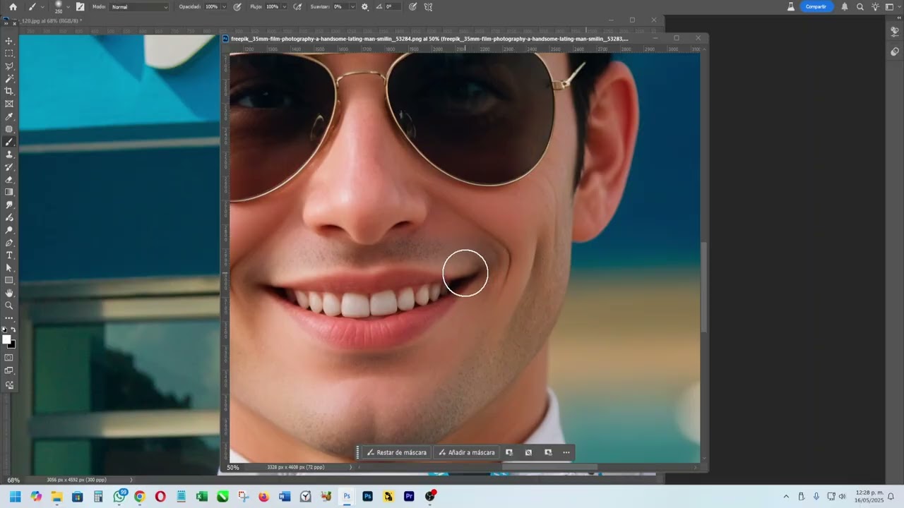 Sustitución de caras con AI para fotografía publicitaria
