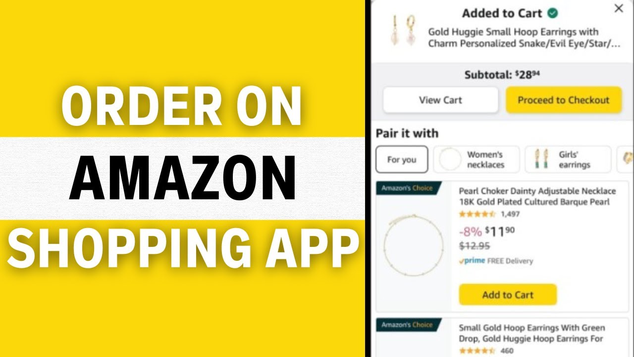 How to Order on Amazon Shopping App (Step-By-Step Tutorial)