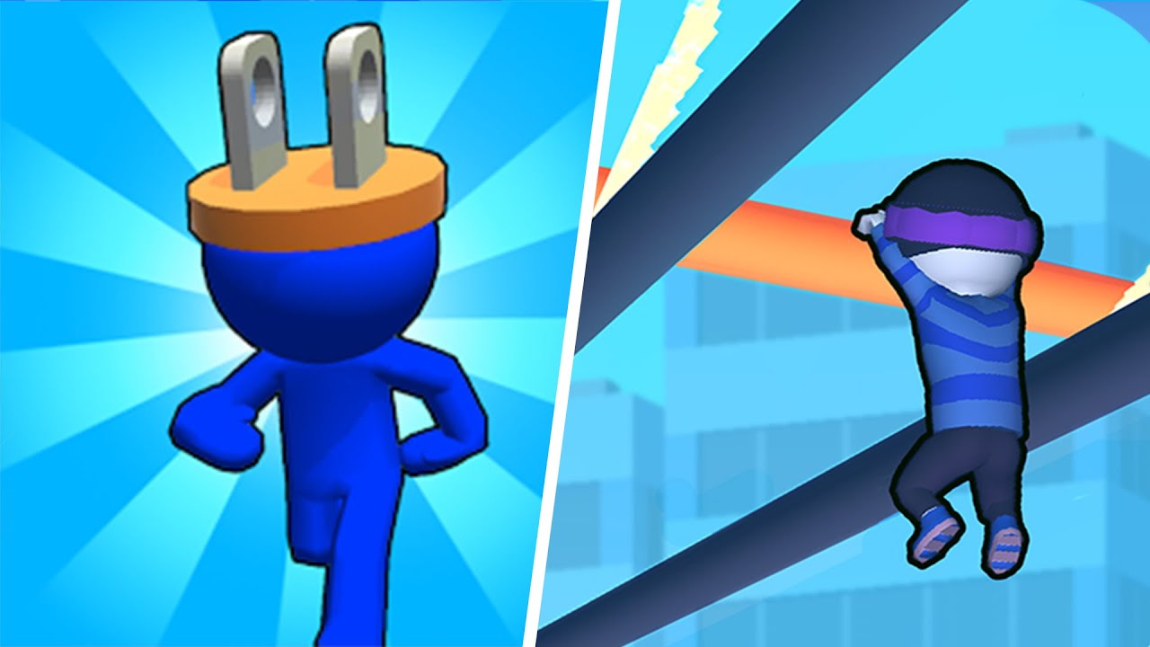 Plug Head Race 🆚 Roof Rails 🌻🧿🌺🌈Max Levels Walkthrough Android IOS Update Gameplay AF20