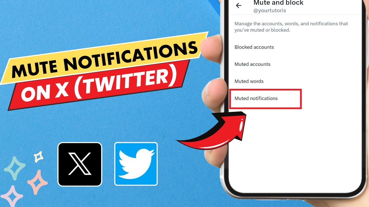 Как отключить уведомления от пользователей X (Twitter)