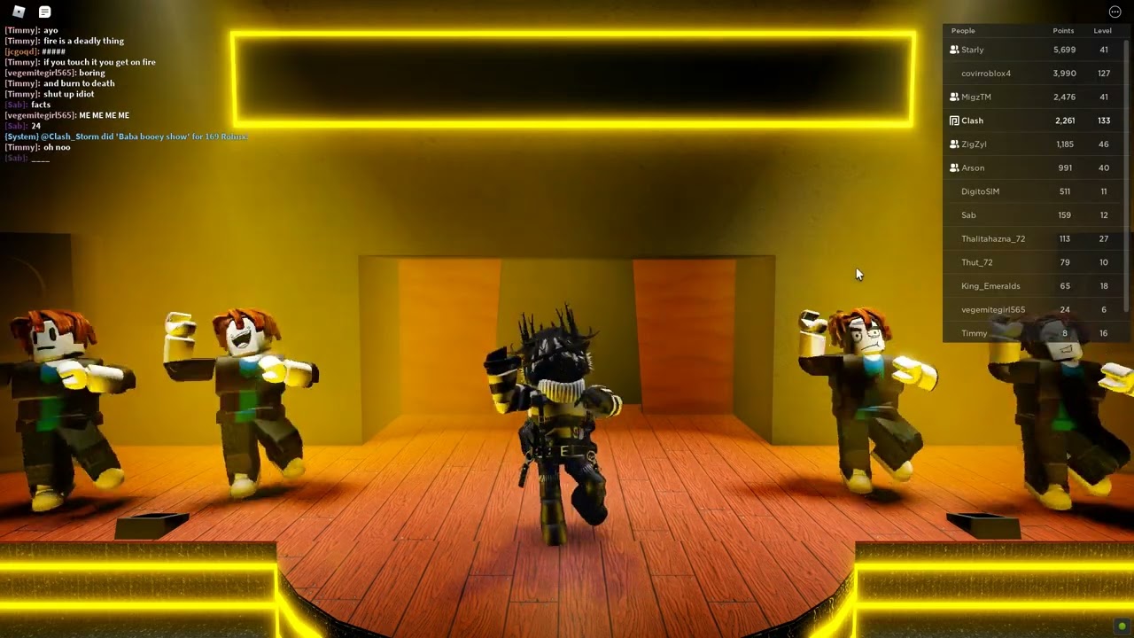Baba booey show | The Presentation Experience | ROBLOX