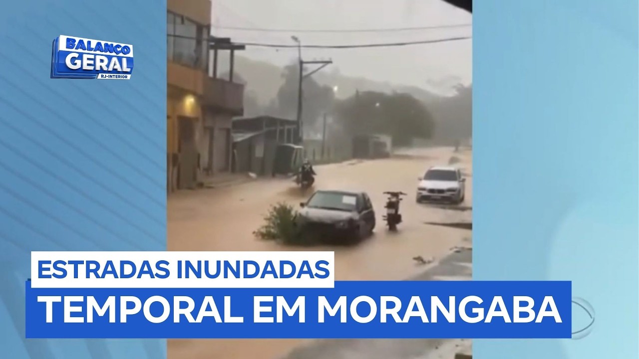 Temporal provoca alagamentos e deslizamentos em distrito rural de Campos (RJ)