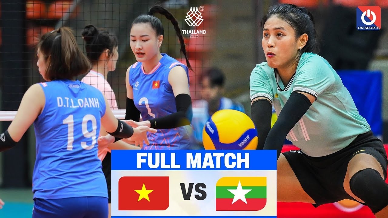 FULL HD | VIỆT NAM vs MYANMAR | Kim Thanh - Kiều Trinh phô diễn đẳng cấp