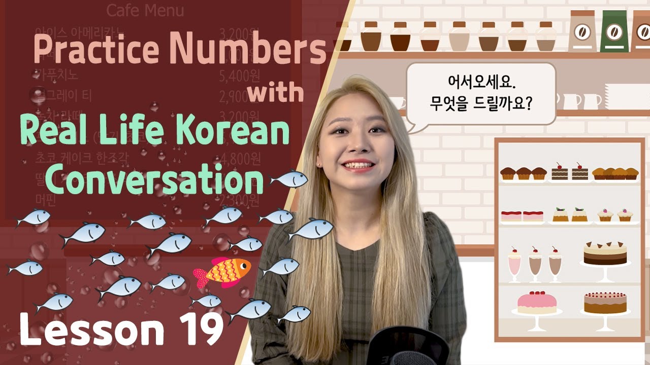 Practice Korean Numbers with a Real Life Conversation