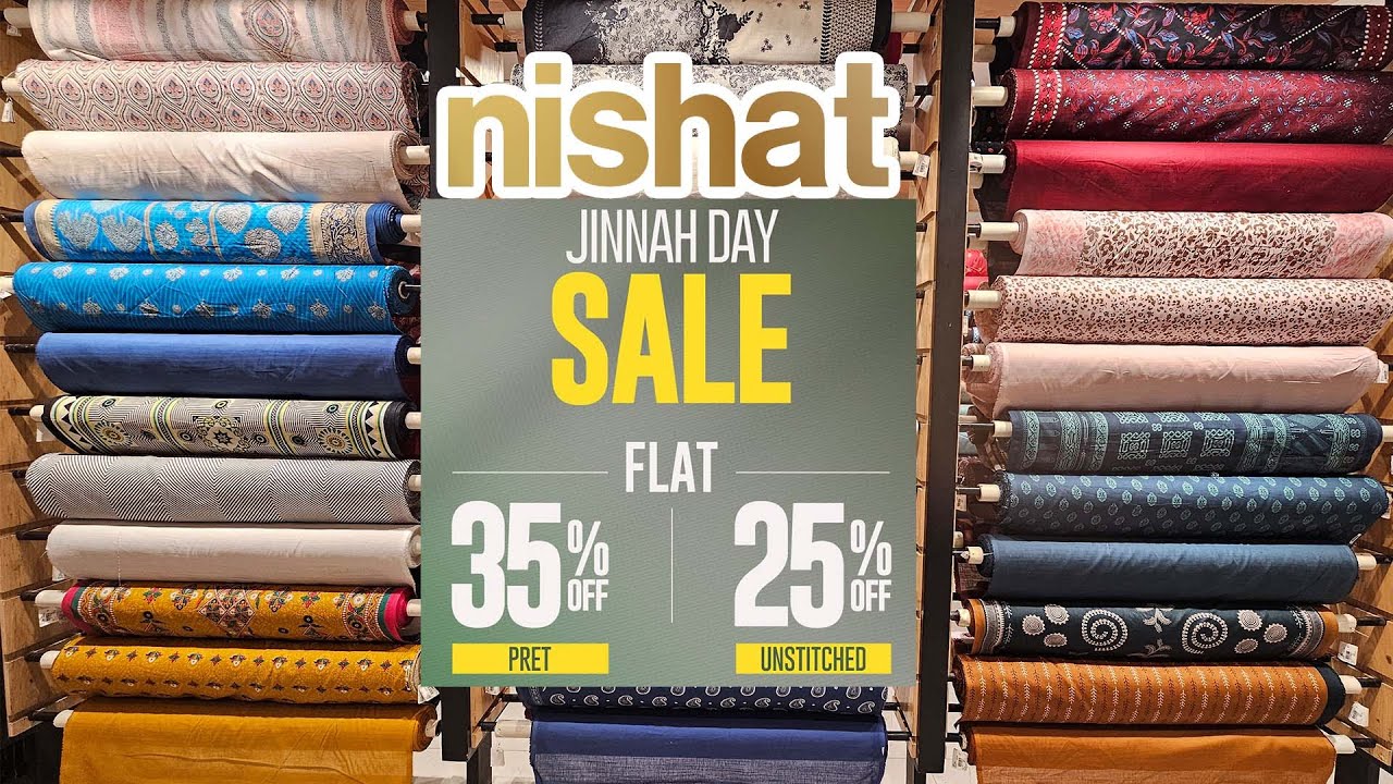 Nishat Winter Sale | Jinnah Day Sale Flat 35% 25% off | Faisal Rasool