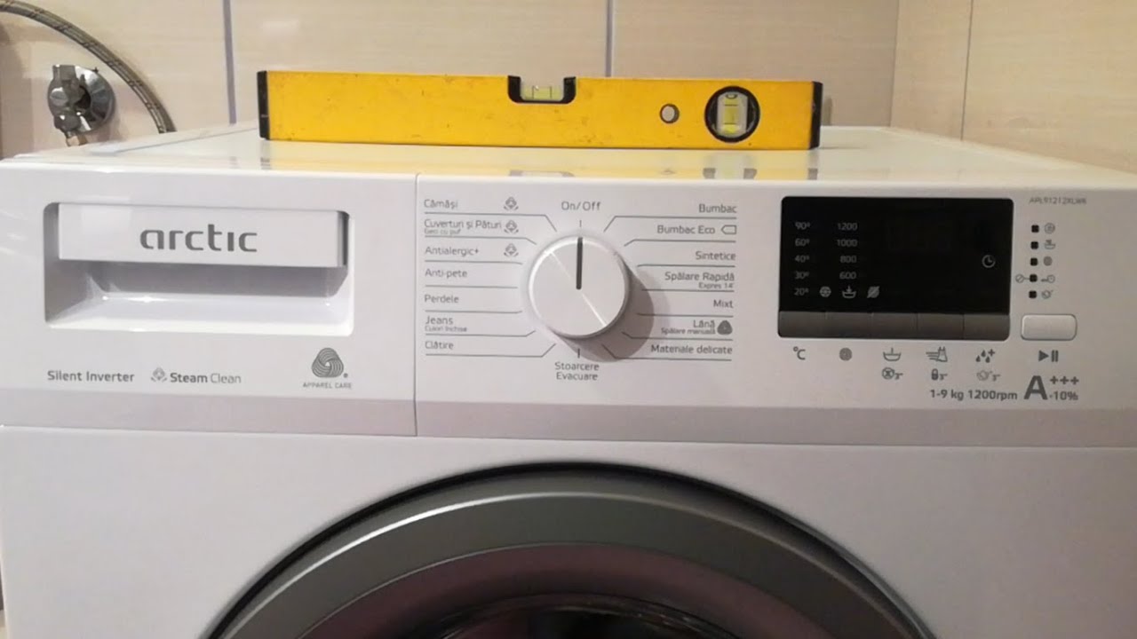 Unboxing & Instalare - Masina de Spalat Arctic APL91212XLW6