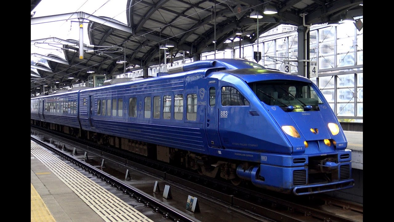 【4K】響くVVVFサウンド!JR九州883系(東芝GTO-VVVF)・885系(日立・東芝IGBT-VVVF)特急ソニック走行シーン集