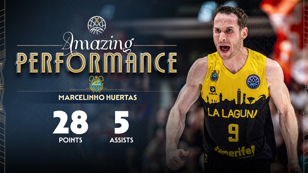 The Maestro is BACK! Huertas drops 28 in epic return | #BasketballCL 2025-26