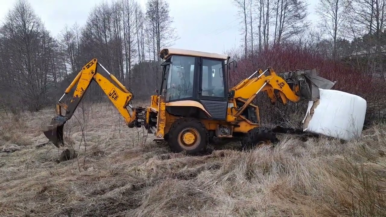 jcb 2cx  ☆ wyciąganie z błota