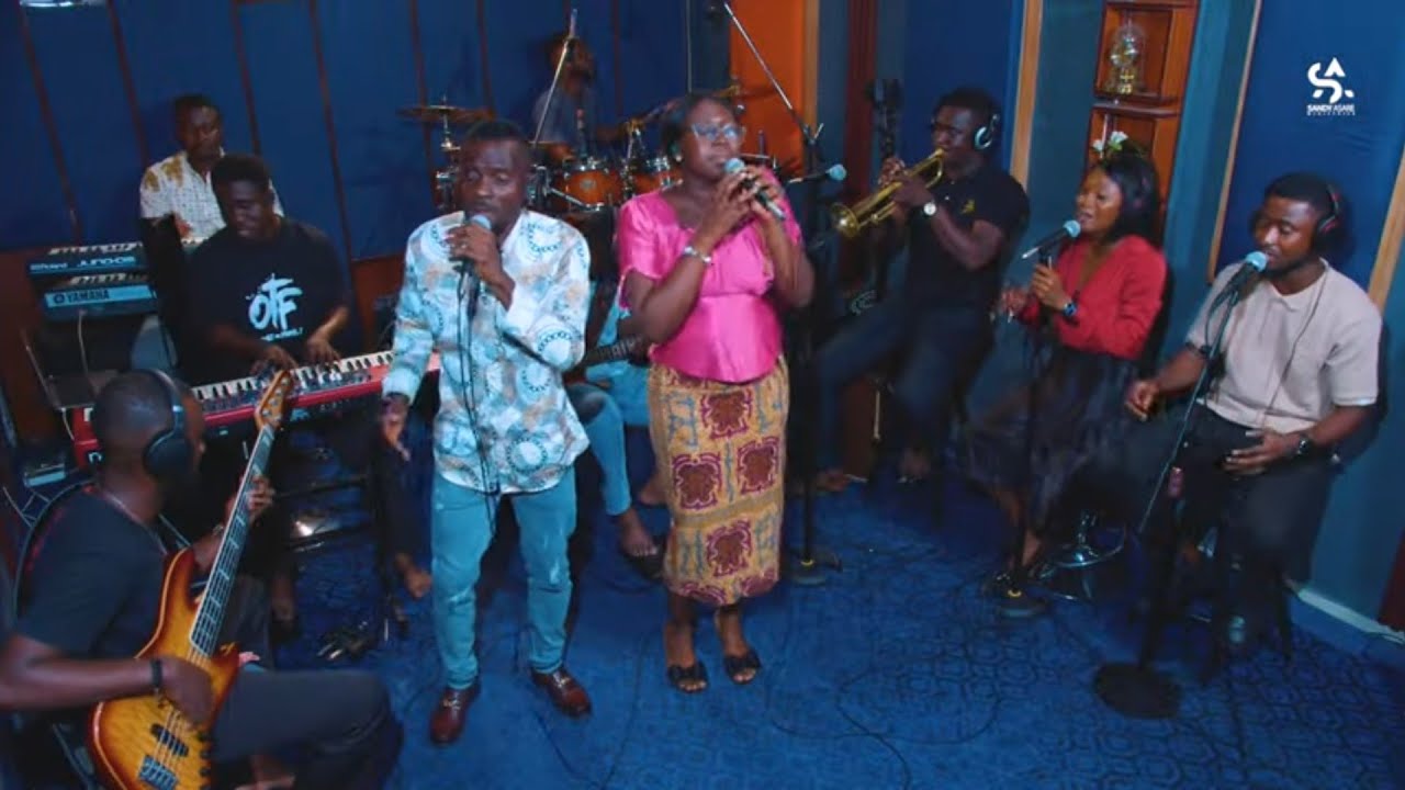 INSPIRATIONAL GOSPEL REGGAE TUNES WITH SANDY ASARE AND SHADRACH BERCHIE STUDIO LIVE