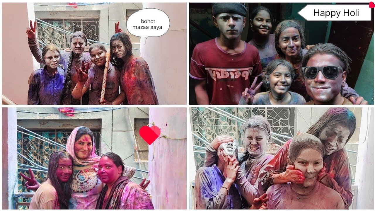 Holi special vlog 🫟🥳|| Subne ki bohot masti 🩷😉||Funny sister's vlog 