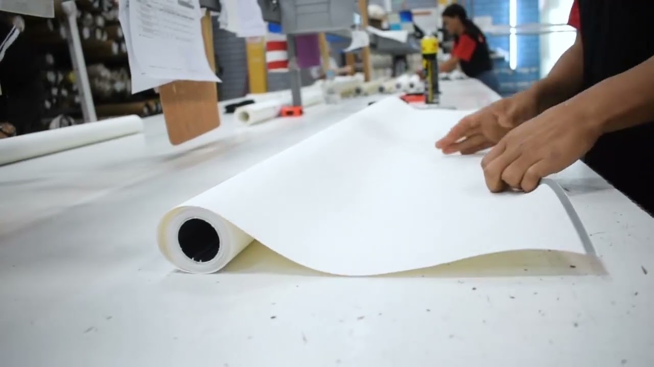 Elaboración de una cortina roller