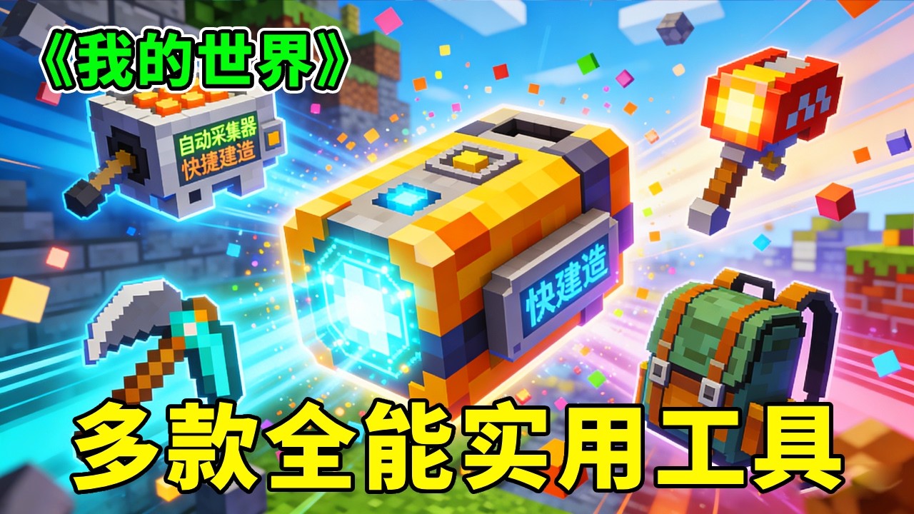 《我的世界》模组界天花板！多款全能实用工具来袭✨彻底解放双手爽翻探索路🤤【助人为乐史蒂芬】# 我的世界 #Minecraft #游戏内容风向标 #无搭子不 MC