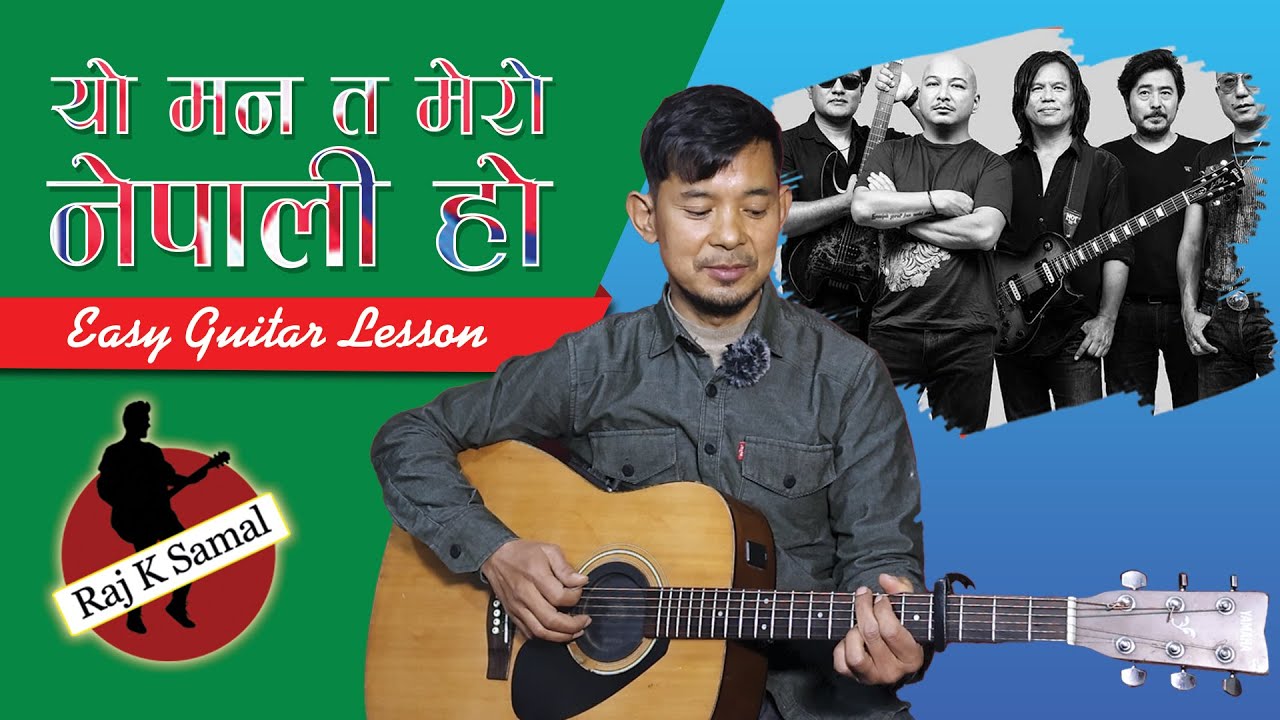JASO GARA JE BHANA यो मन त मेरो नेपाली हो (1974 AD) I Easy Guitar Lesson by Raj K Samal |