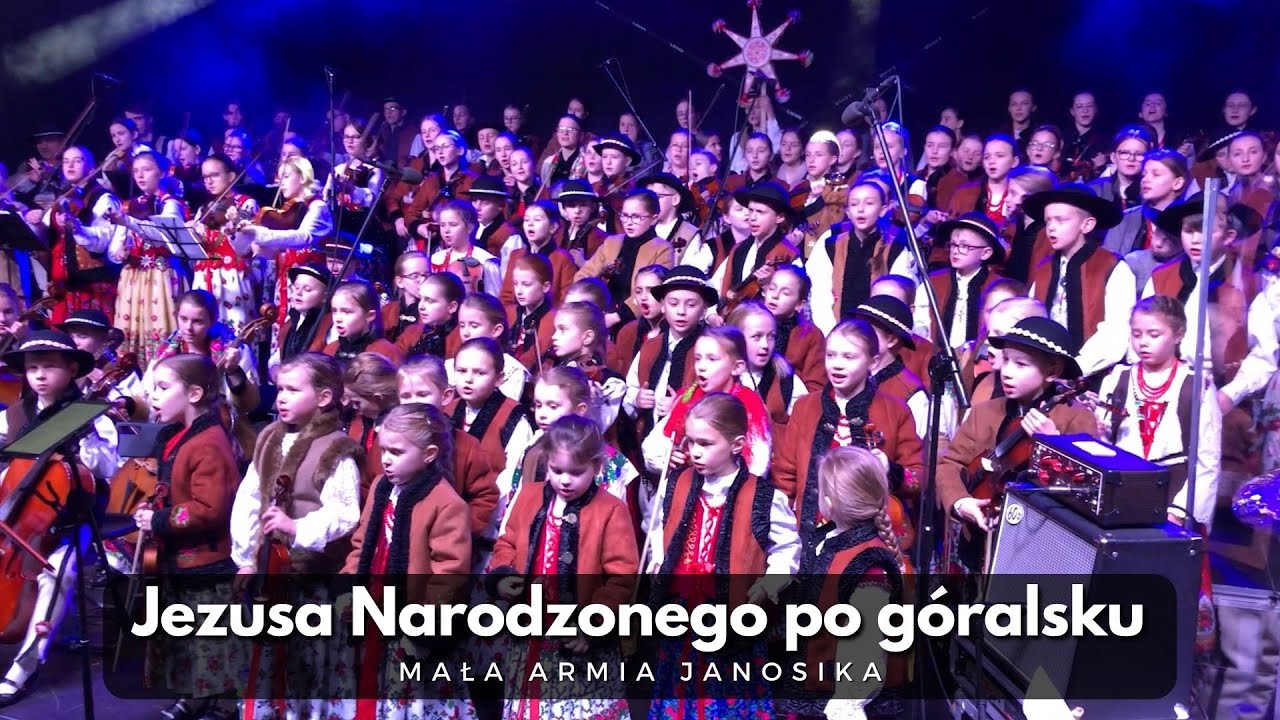 Jezusa Narodzonego po góralsku - Mała Armia Janosika (Choinka przy Franciszkańskiej w Krakowie)