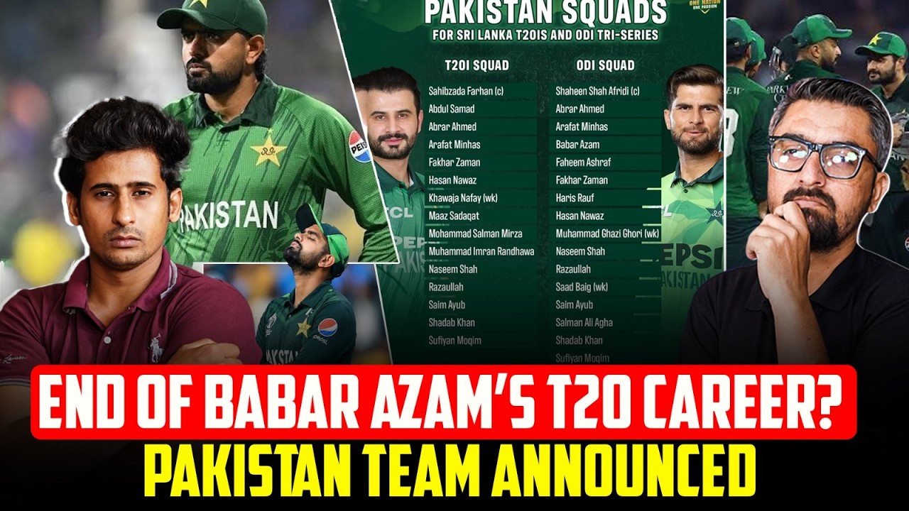 End of Babar Azam&rsquo;s T20 Career? Pakistan team announced